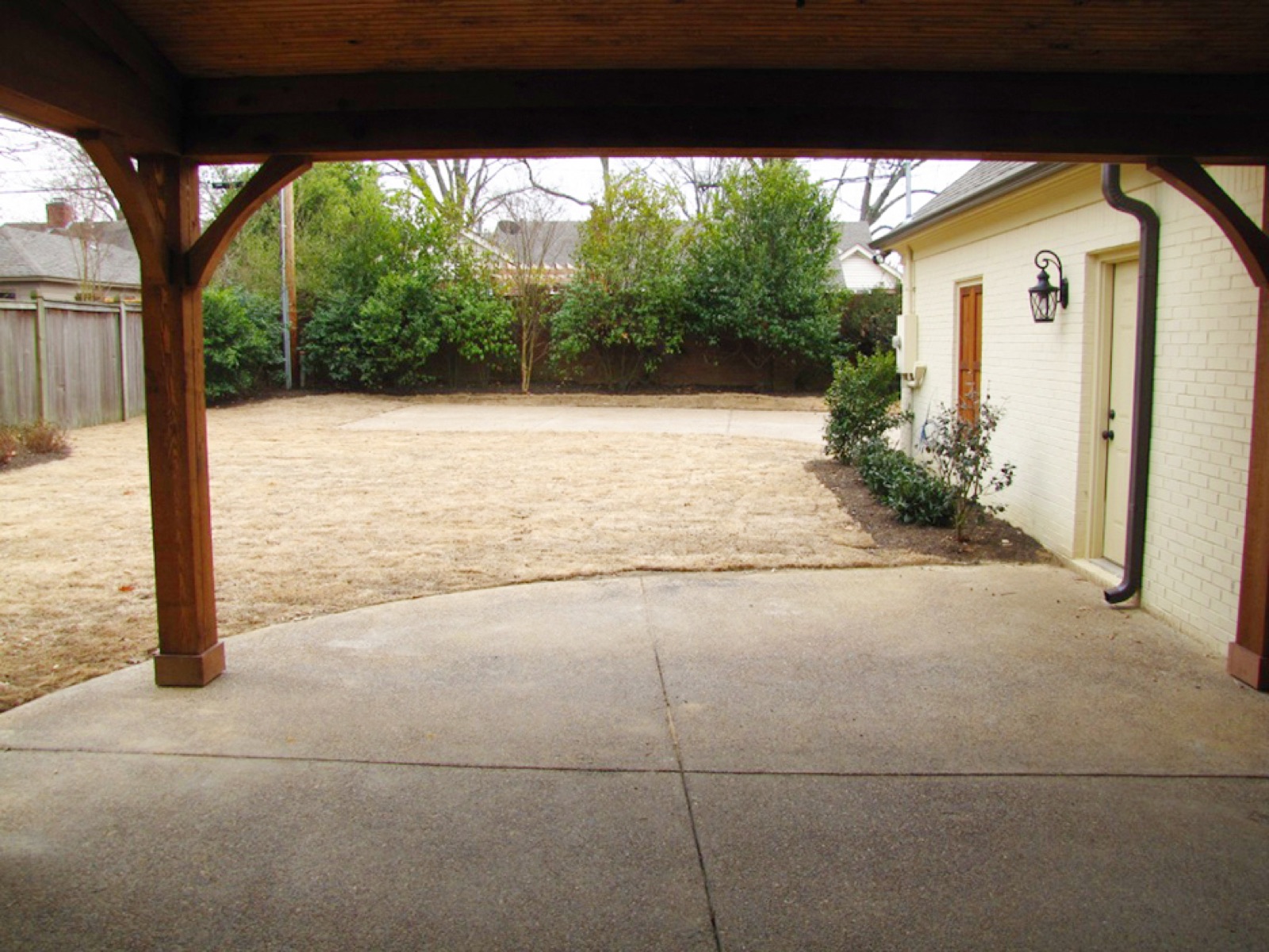 Outdoor living patio built by Renaissance Homes
